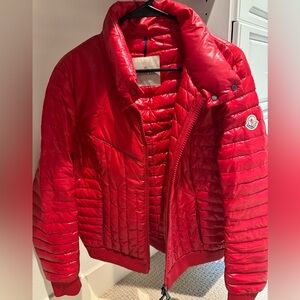 Moncler Faisan Down jacket, bright red